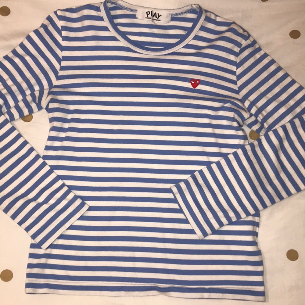 Commes des garcon striped shirt